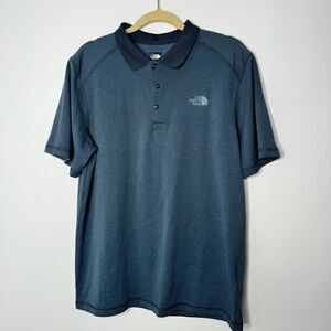 The North Face blue polo shirt size large